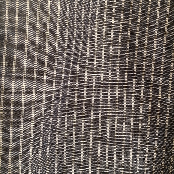 Linen/Cotton blend wide leg pants w/ drawstring - Picture 4 of 4